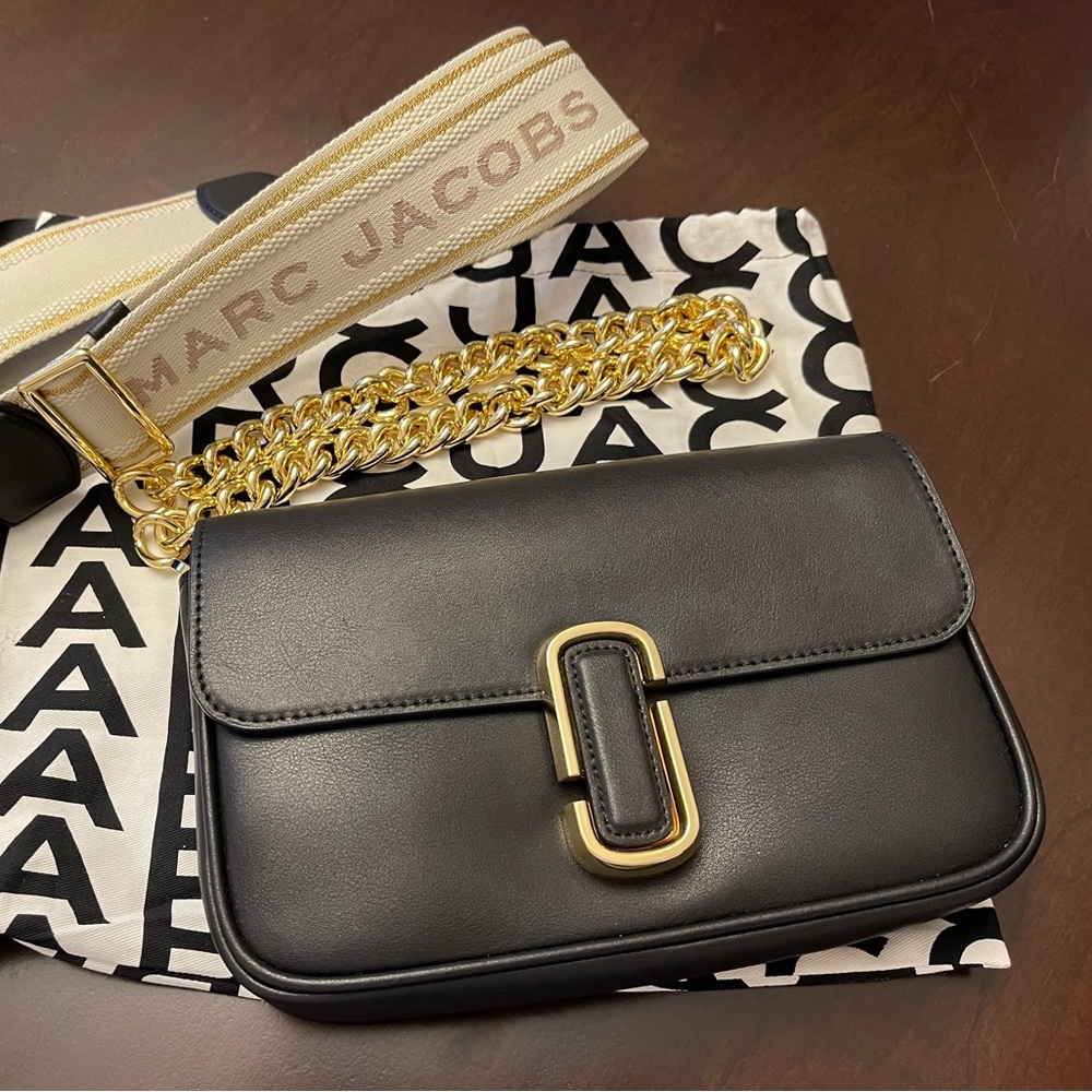 Authentic Marc Jacobs The J Marc Shoulder Bag With Strap